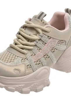 Pantofi sport FLAVIA PASSINI gri, 2056, din piele naturala imagine