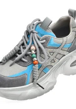Pantofi sport FLAVIA PASSINI gri, 2125, din piele ecologica imagine
