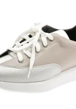 Pantofi sport FLAVIA PASSINI gri, P4, din piele naturala imagine