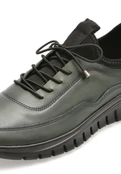 Pantofi sport FLAVIA PASSINI kaki, EV2843, din piele naturala imagine