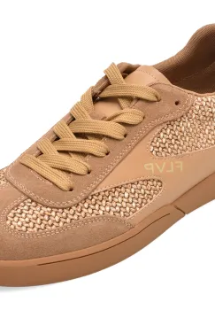 Pantofi sport FLAVIA PASSINI maro, 18381, din material textil si piele naturala imagine