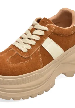 Pantofi sport FLAVIA PASSINI maro, 2951, din piele intoarsa imagine