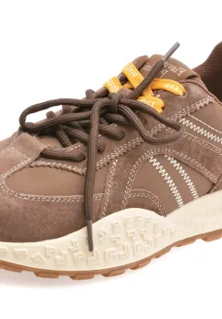 Pantofi sport FLAVIA PASSINI maro, 6677, din material textil si piele naturala imagine