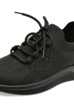 Pantofi sport FLAVIA PASSINI negri, 1006, din material textil imagine