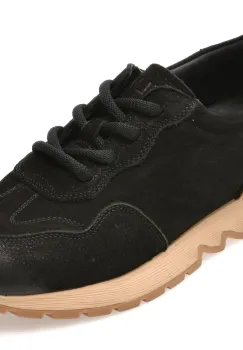 Pantofi sport FLAVIA PASSINI negri, 1012, din piele naturala imagine