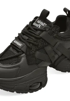 Pantofi sport FLAVIA PASSINI negri, 111, din material textil imagine