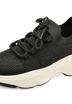 Pantofi sport FLAVIA PASSINI negri, 213315A, din material textil imagine