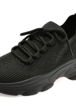 Pantofi sport FLAVIA PASSINI negri, 213315B, din material textil imagine