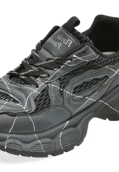 Pantofi sport FLAVIA PASSINI negri, 2177, din piele ecologica imagine