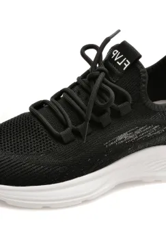 Pantofi sport FLAVIA PASSINI negri, 22587, din material textil imagine