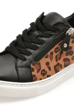 Pantofi sport FLAVIA PASSINI negri, 24025, din piele naturala imagine