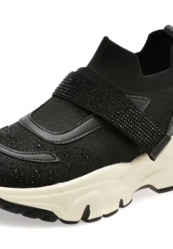 Pantofi sport FLAVIA PASSINI negri, 2573, din material textil imagine