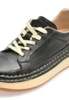 Pantofi sport FLAVIA PASSINI negri, 26051, din piele naturala imagine