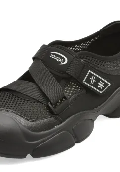 Pantofi sport FLAVIA PASSINI negri, 3756, din piele ecologica imagine