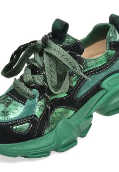 Pantofi sport FLAVIA PASSINI negri, 5757, din piele naturala imagine