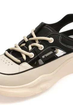 Pantofi sport FLAVIA PASSINI negri, 70136, din piele naturala imagine