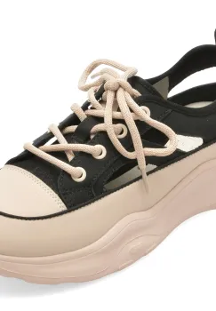 Pantofi sport FLAVIA PASSINI negri, 70302, din piele ecologica imagine