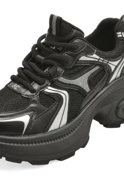 Pantofi sport FLAVIA PASSINI negri, 910, din piele naturala imagine