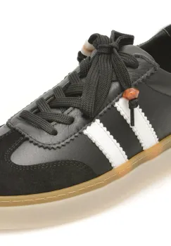 Pantofi sport FLAVIA PASSINI negri, BUL1454, din piele naturala imagine
