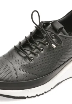 Pantofi sport FLAVIA PASSINI negri, EV2856, din piele naturala imagine