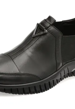 Pantofi sport FLAVIA PASSINI negri, EV2888, din piele naturala imagine