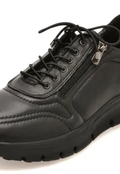 Pantofi sport FLAVIA PASSINI negri, EV2933, din piele naturala imagine