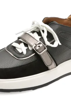 Pantofi sport FLAVIA PASSINI negri, N22, din piele naturala imagine