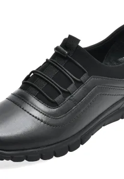 Pantofi sport FLAVIA PASSINI negri, SGP502, din piele naturala imagine