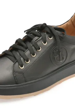 Pantofi sport FLAVIA PASSINI negri, T10, din piele naturala imagine