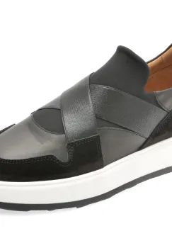 Pantofi sport FLAVIA PASSINI negri, T5, din piele naturala imagine