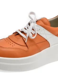 Pantofi sport FLAVIA PASSINI portocalii, 7308, din piele naturala imagine