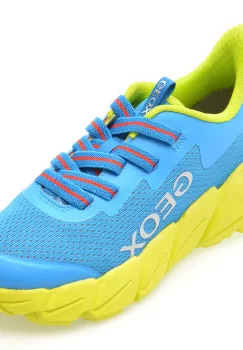 Pantofi sport GEOX albastri, J46N1A, din material textil imagine