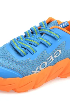 Pantofi sport GEOX albastri, J46N1A, din material textil imagine