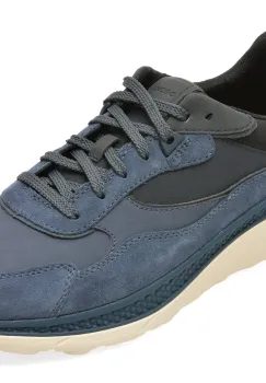 Pantofi sport GEOX albastri, U65HUA, din piele ecologica imagine