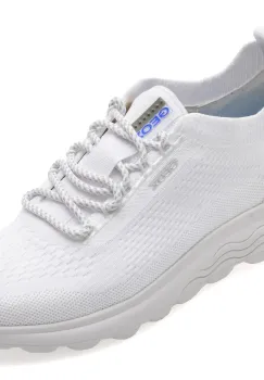 Pantofi sport GEOX albi, D15NUA, din material textil imagine