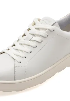 Pantofi sport GEOX albi, D45WEA, din piele ecologica imagine