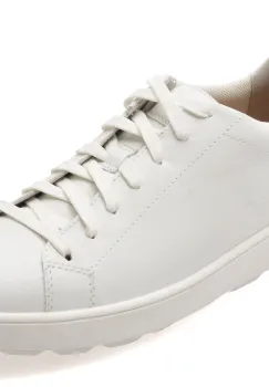 Pantofi sport GEOX albi, U45GPC, din piele naturala imagine