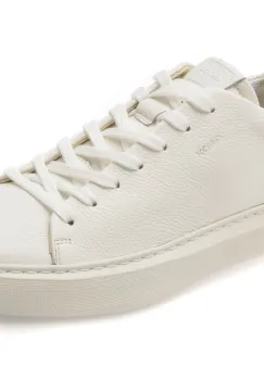 Pantofi sport GEOX albi, U655WA, din piele naturala imagine