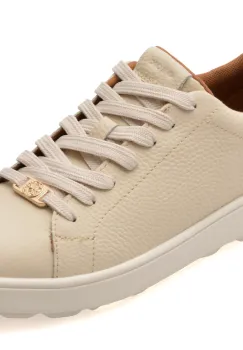 Pantofi sport GEOX bej, D55WEB, din piele naturala imagine