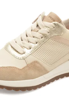 Pantofi sport GEOX bej, D6500A, din piele naturala imagine