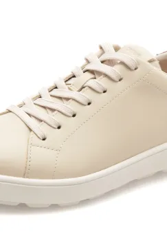 Pantofi sport GEOX bej, D65PJC, din piele naturala imagine