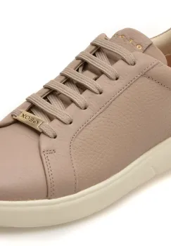 Pantofi sport GEOX bej, D663TA, din piele naturala imagine