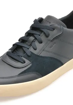 Pantofi sport GEOX bleumarin, U55BUB, din piele naturala imagine