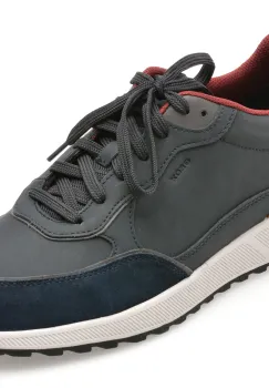 Pantofi sport GEOX bleumarin, U55F1B, din piele naturala imagine