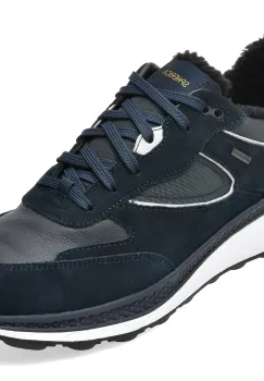 Pantofi sport GEOX bleumarin, U56HGB, din piele naturala imagine