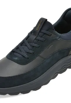 Pantofi sport GEOX bleumarin, U56MPA, din piele naturala imagine
