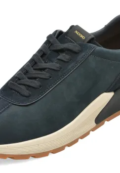 Pantofi sport GEOX bleumarin, U65N0A, din piele naturala imagine