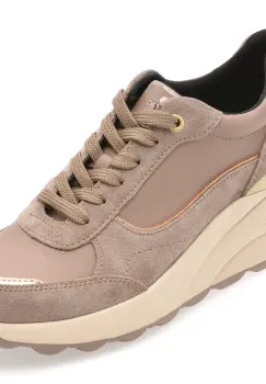 Pantofi sport GEOX gri, D45WAA, din piele intoarsa imagine