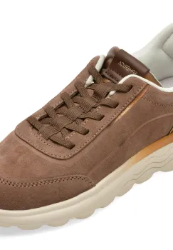 Pantofi sport GEOX gri, D657MA, din piele intoarsa imagine