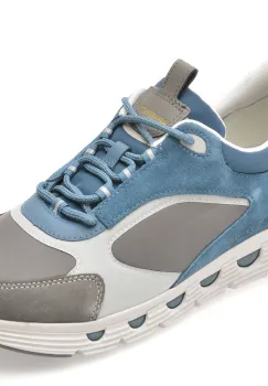 Pantofi sport GEOX gri, U46HRA, din material textil imagine